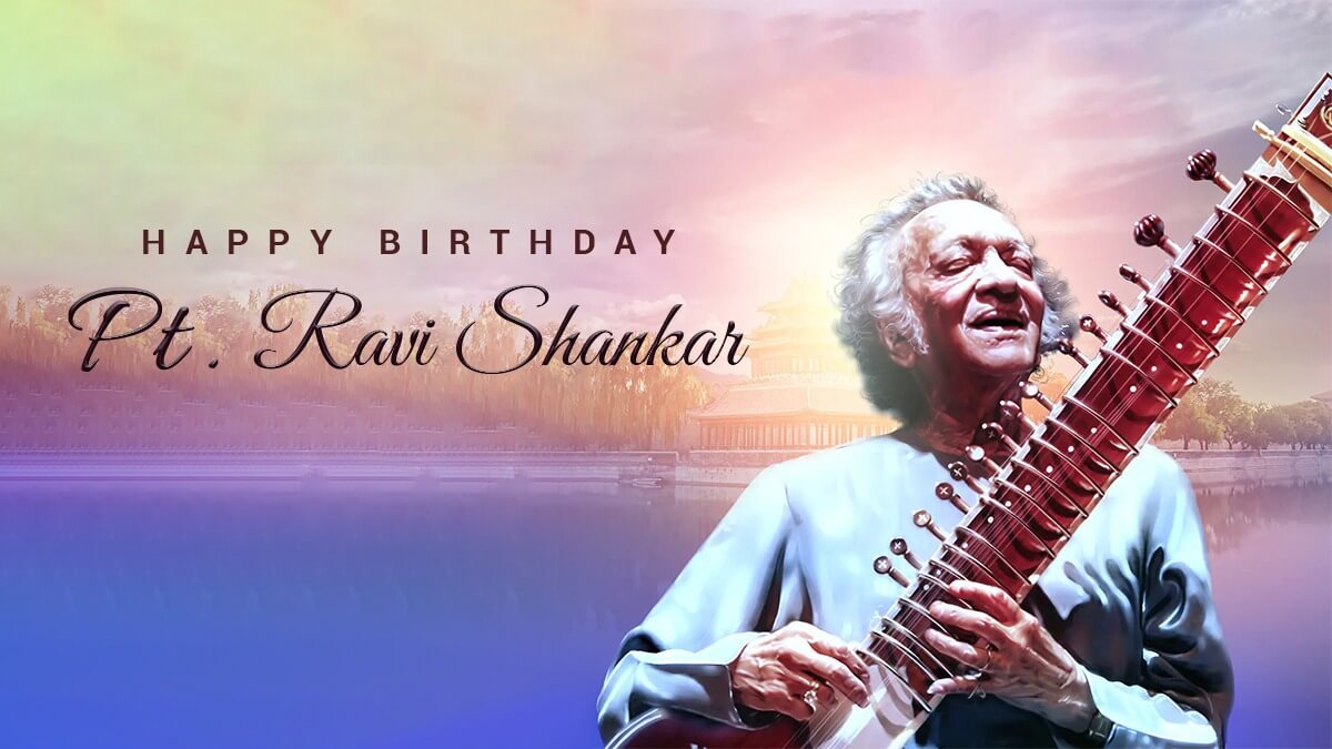 Honoring the legacy of the “Sitar Maestro” Pandit Ravi Shankar Ji on his 100th Birthday