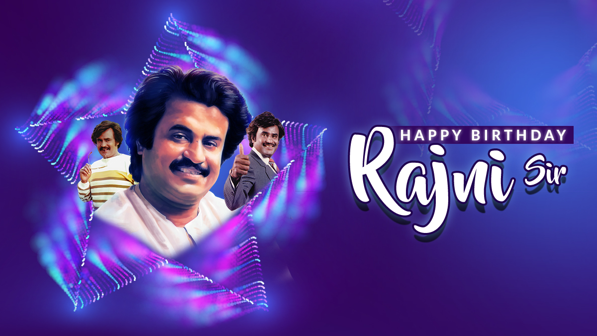 Rajini birthday status online