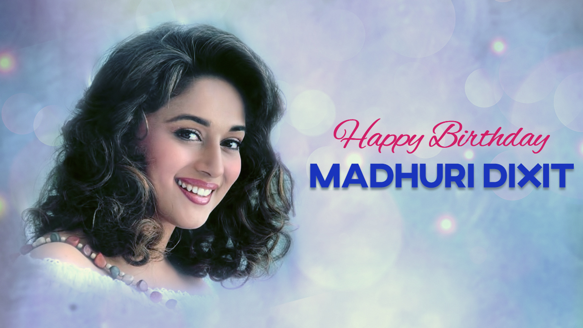 Wishing the Eternal Beauty of Bollywood, Madhuri Dixit on her 54th Birthday