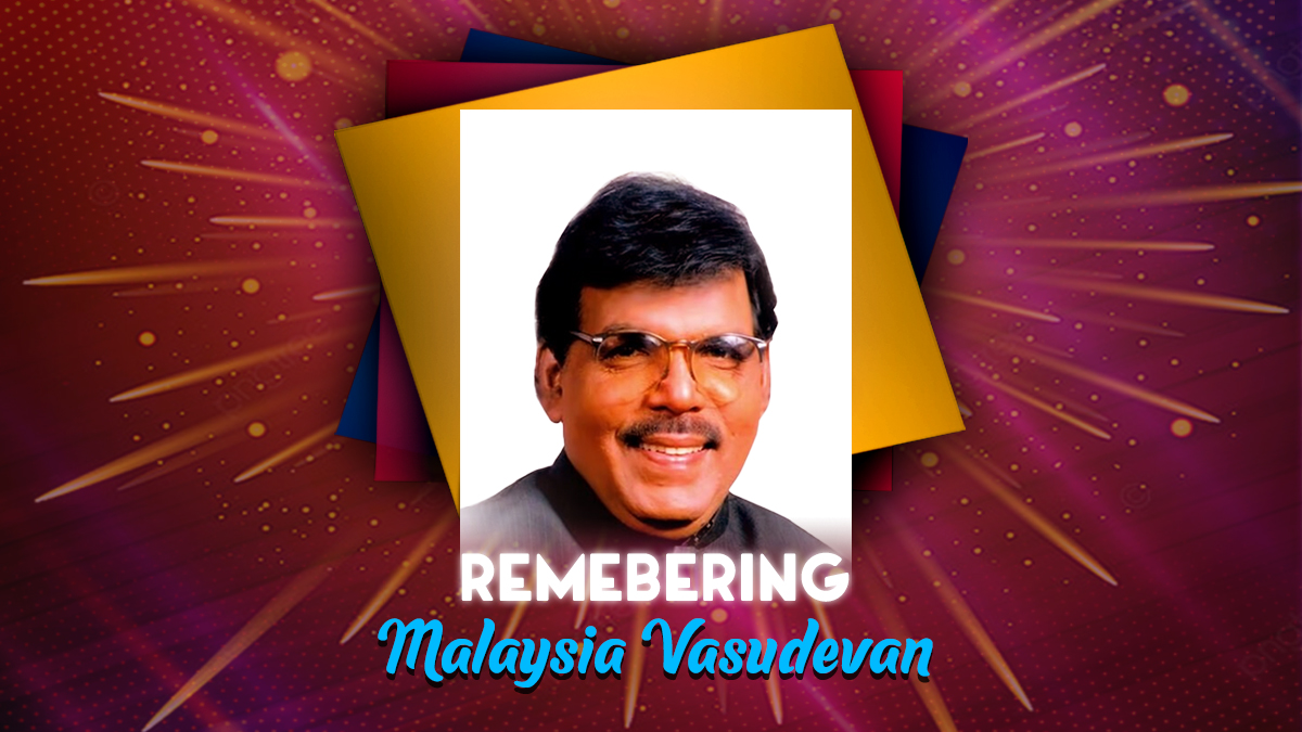 Remembering The Legendary Singer, Malaysia Vasudevan on his 76th Birth Anniversary