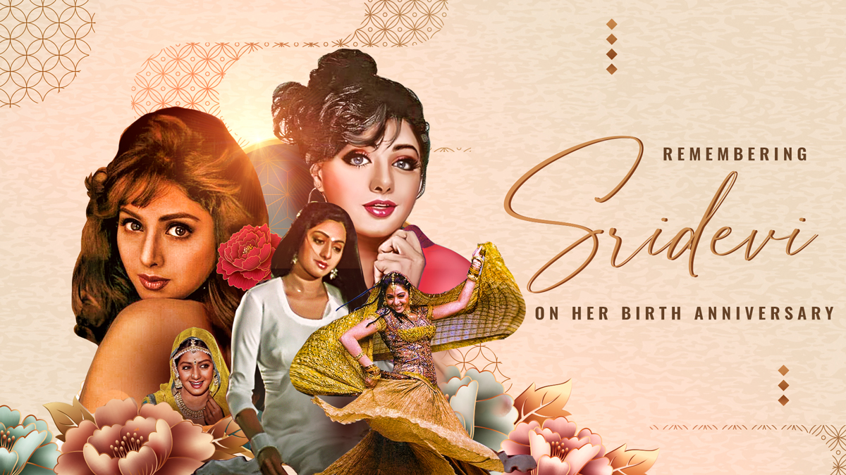 Remembering The First Female Superstar Of Indian Cinema; Sridevi On Her 57th Birth Anniversary